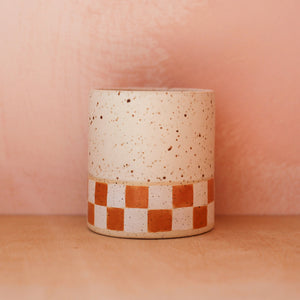 checkerboard tumbler