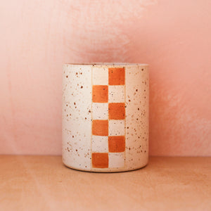 checkerboard tumbler